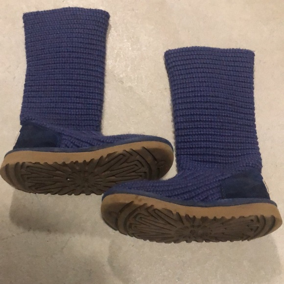 Ugg Boots Knit Suede Kids - Picture 2 of 6